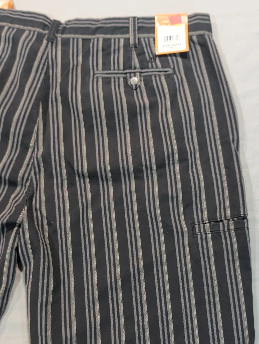 Urban Pipeline Black Wide-leg Pinstripe Pants - Size 38x32 NWT